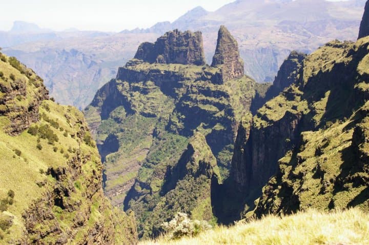 Dramatic peaks and escarpments of the Simien Mountains